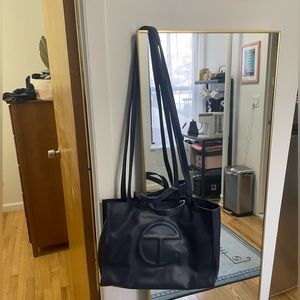 Telfar medium navy blue